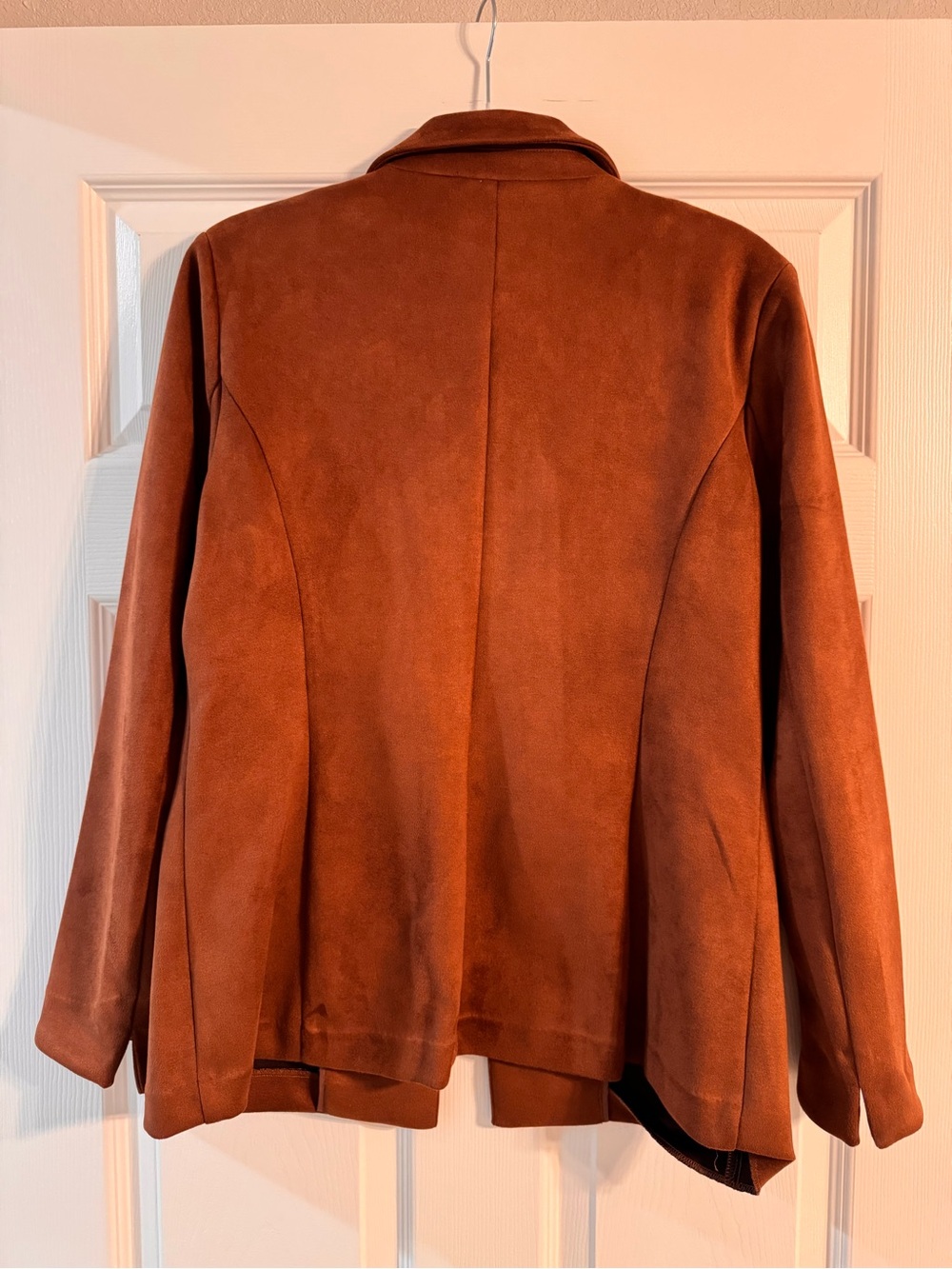 Marc New York Tan Suede Double-Breasted Blazer - Picture 2 of 6